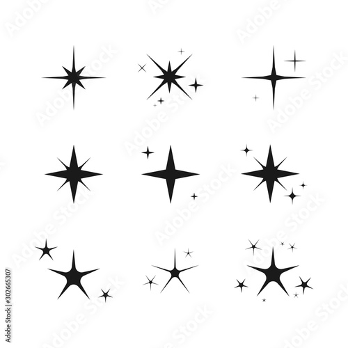 Set black stars © Helena