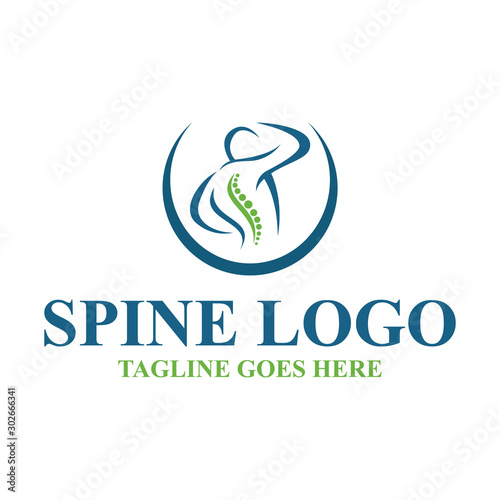 spine vector logo design inspirations