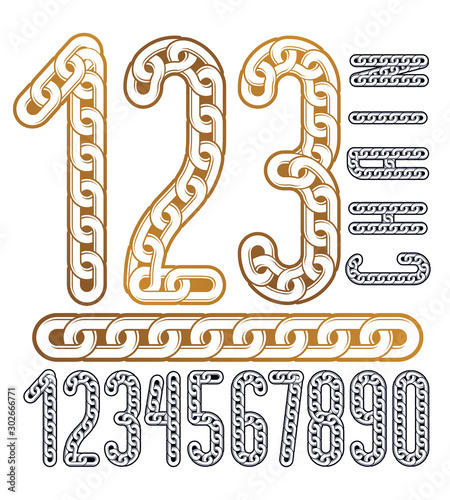 Vector numerals collection....