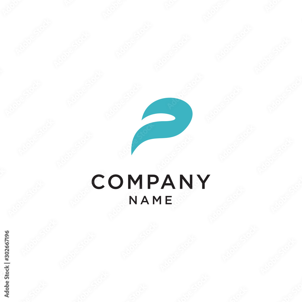 P letter logo design template. Fast speed vector unusual letter. Vector design template elements for your application or company. P letter logo design template. Fast speed vector unusual letter. Vector design template elements for your application or company.