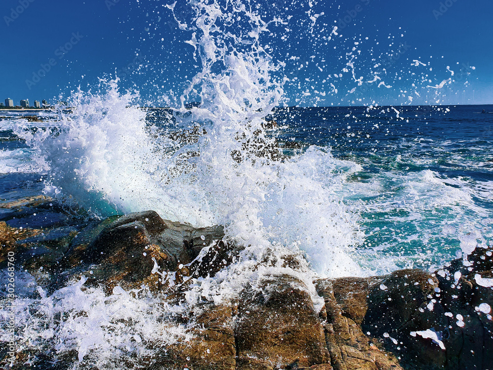 Obraz premium When the wave hits