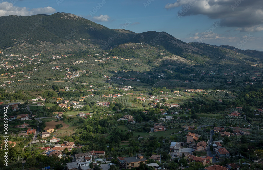 Alatri Italy. Panoramic view.