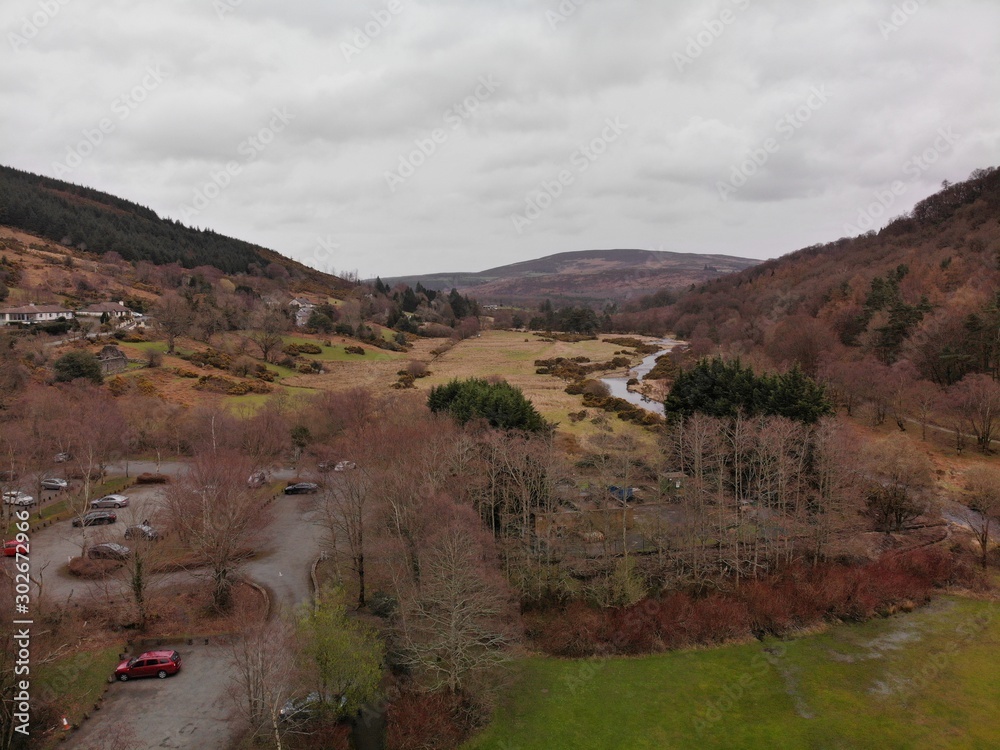 Naklejka premium mountain landscape in autumn