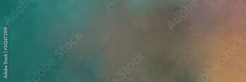 vintage texture, distressed old textured painted design with dim gray, teal green and pastel brown colors. background with space for text or image. can be used as header or banner