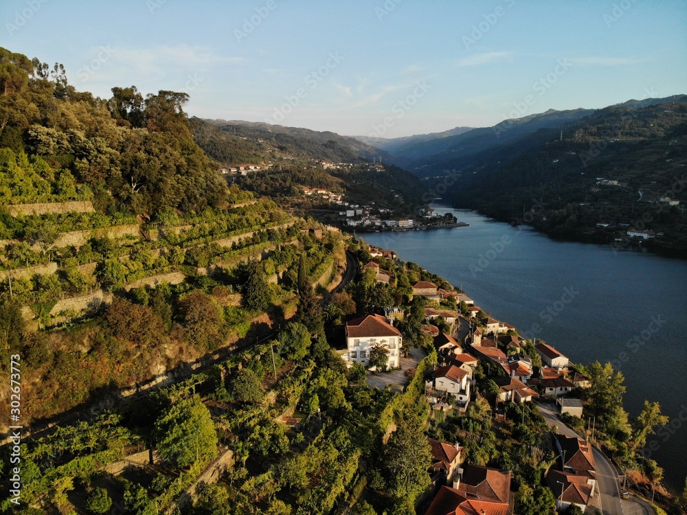 panoramic view of river Douro