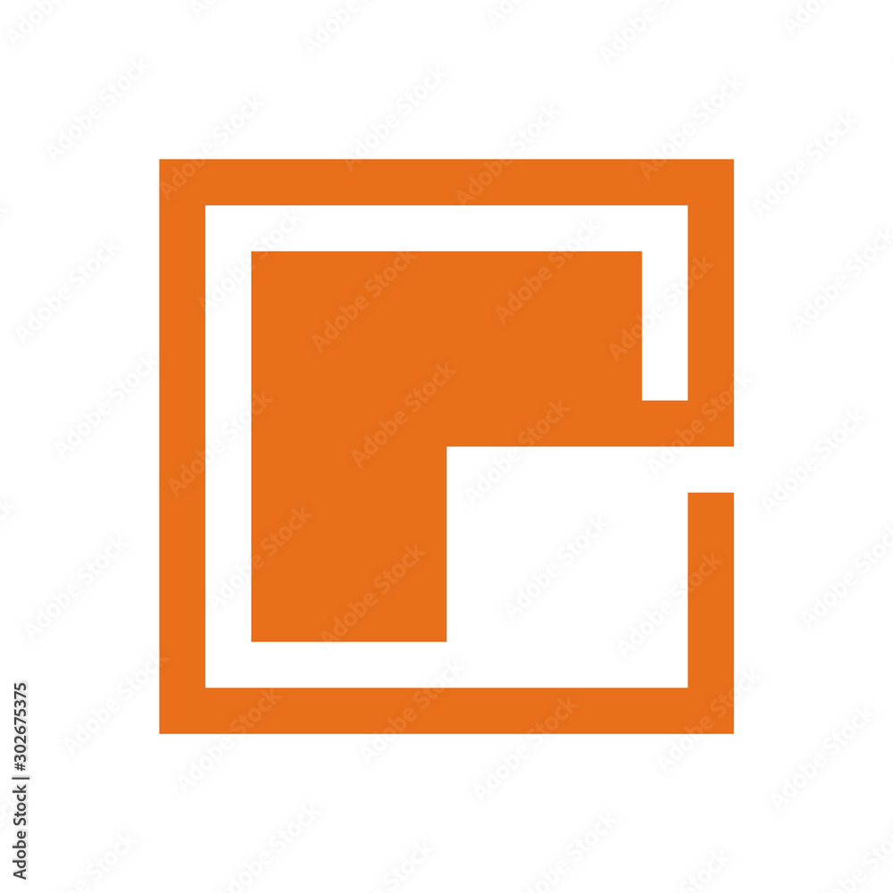 initial E on square logo concept initial E on square logo concept
