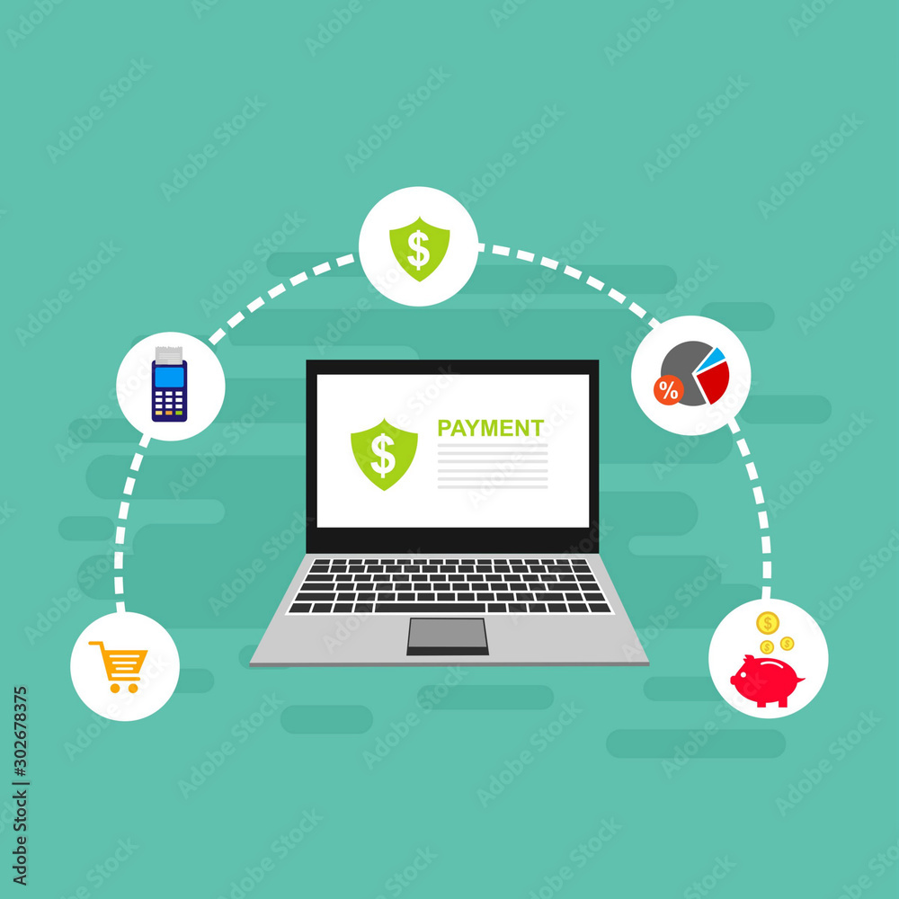 Concept Online and mobile payments for web page, social media, documents, cards, posters. Vector illustration pos terminal confirms the payment using a smartphone, Mobile payment, online banking. Concept Online and mobile payments for web page, social media, documents, cards, posters. Vector illustration pos terminal confirms the payment using a smartphone, Mobile payment, online banking.