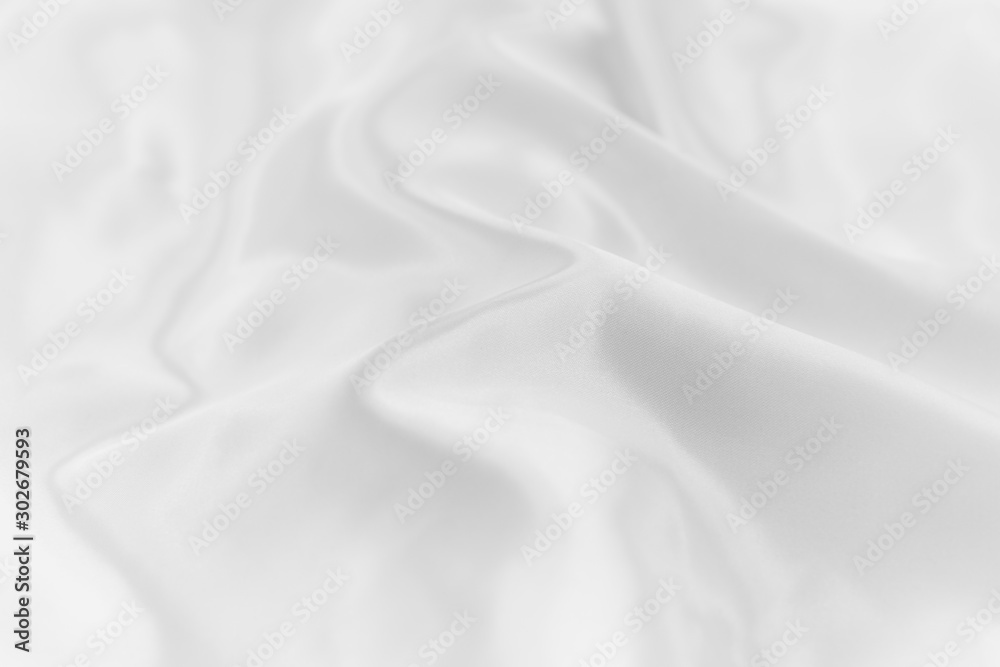 Soft focus of white color silk fabricl background texture. Soft focus of white color silk fabricl background texture.