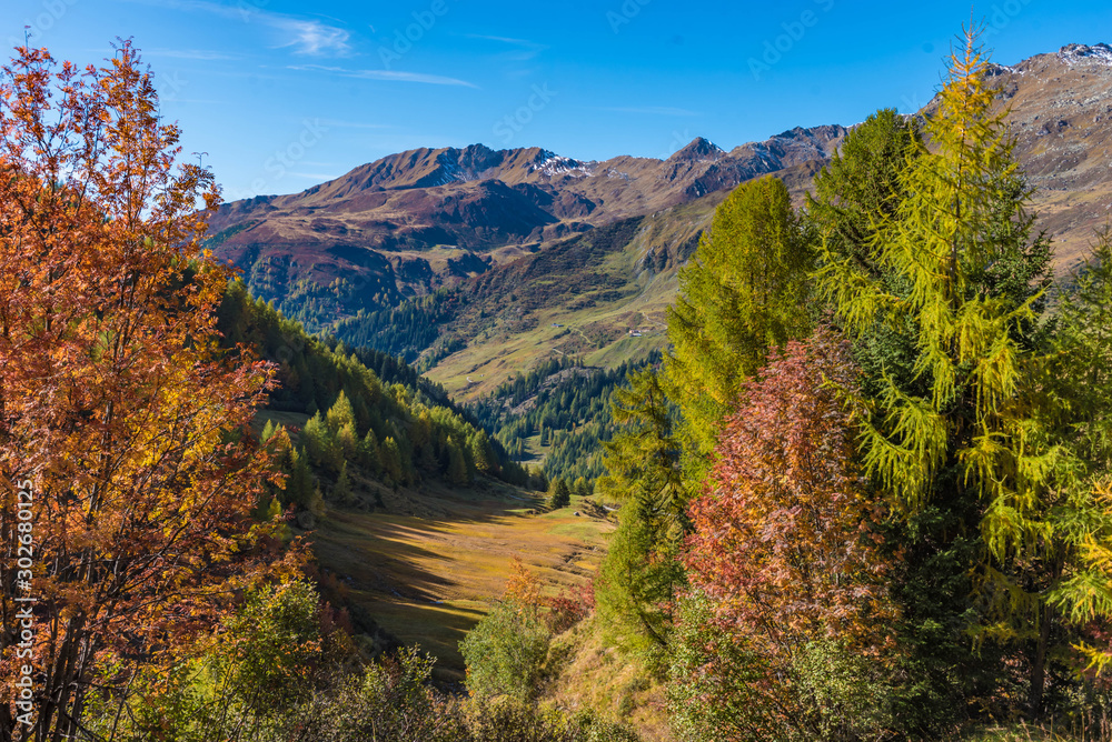 autumn in the tyrolean mountains