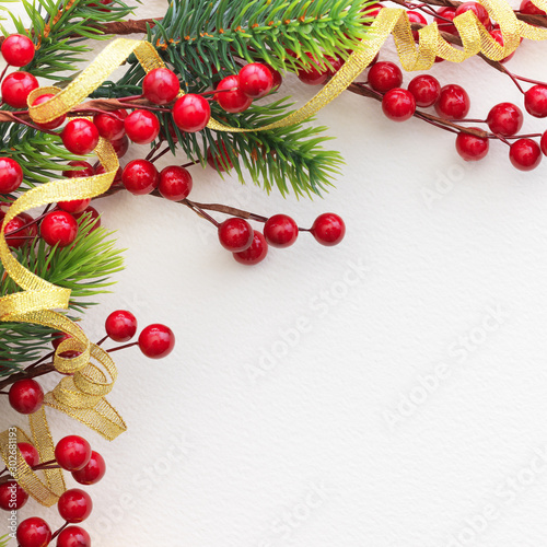 Christmas Pine and Berries