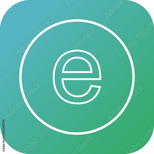 Beautiful Edge Line Vector Icon
