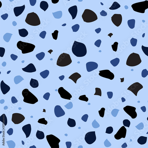 Seamless pattern with texture of marble chips