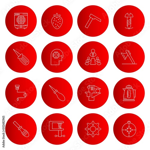 Set of 16 Quality icon