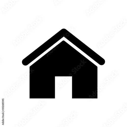 Home icon. House vector illustration EPS10. Real estate concept