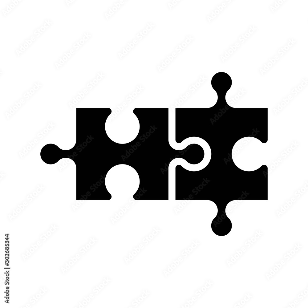 puzzle icon design template. Trendy style, vector eps 10 puzzle icon design template. Trendy style, vector eps 10