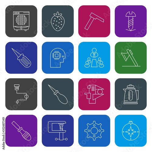 Set of 16 Quality icon