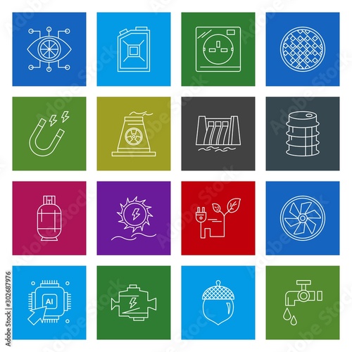 Simple Set of Universal Related Color Icons