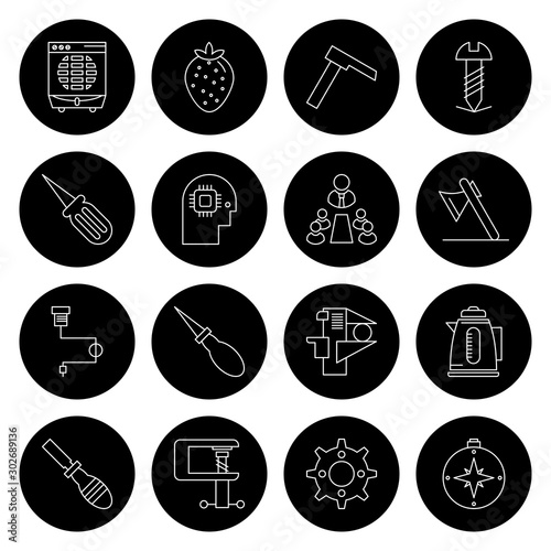 Set of 16 Quality icon