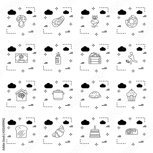 Set of Universal Pixel Perfect Icons