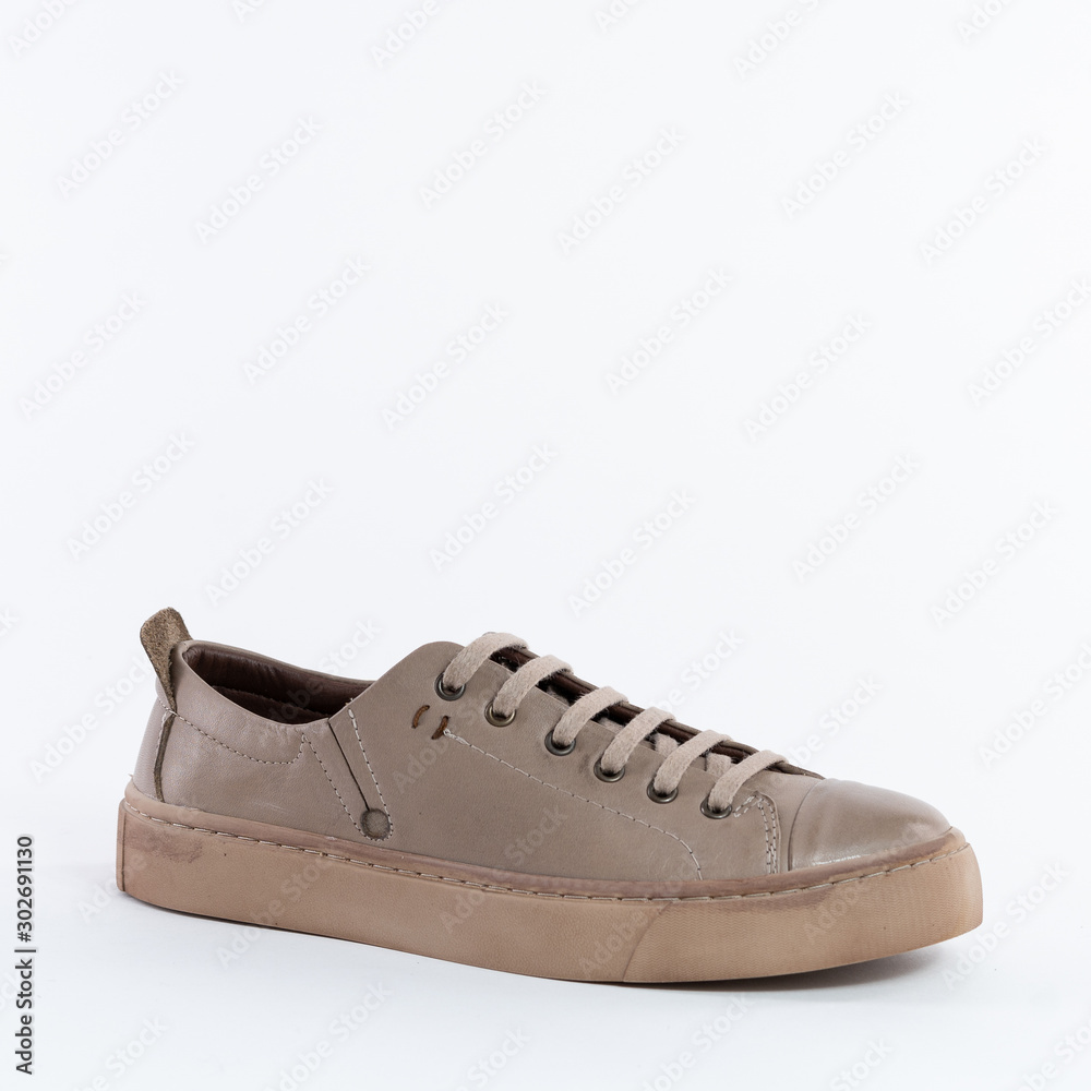 classic low beige womens leather sneakers with laces classic low beige womens leather sneakers with laces