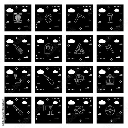 Set of 16 Quality icon