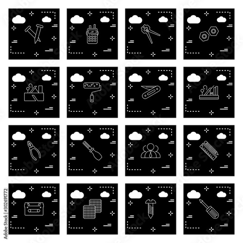 Set Of Universal Icons For Mobile Application and websites