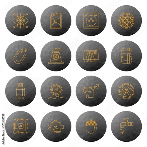 Simple Set of Universal Related Color Icons