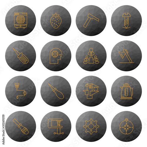 Set of 16 Quality icon