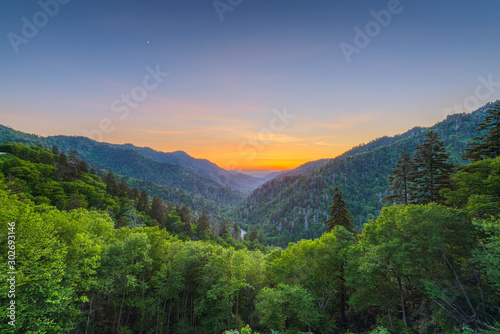 Newfound Gap in the Great Smoky Mountains photo