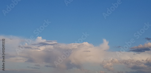 colorful clouds, evening sky, sunset © Олег Коновалов