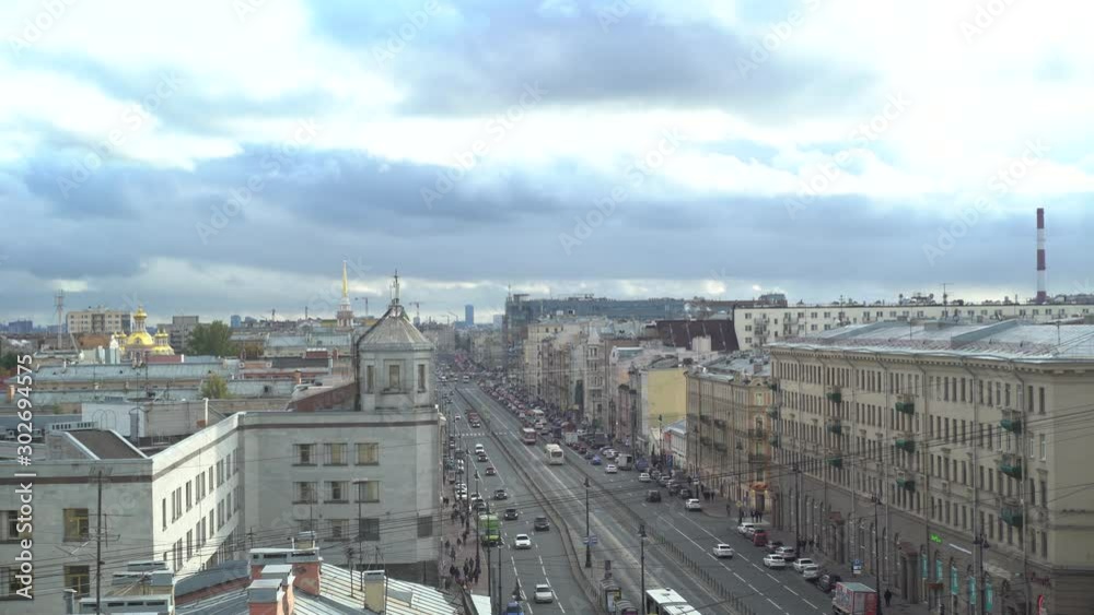 Saint Petersburg rooftop view autumn Saint Petersburg rooftop view autumn
