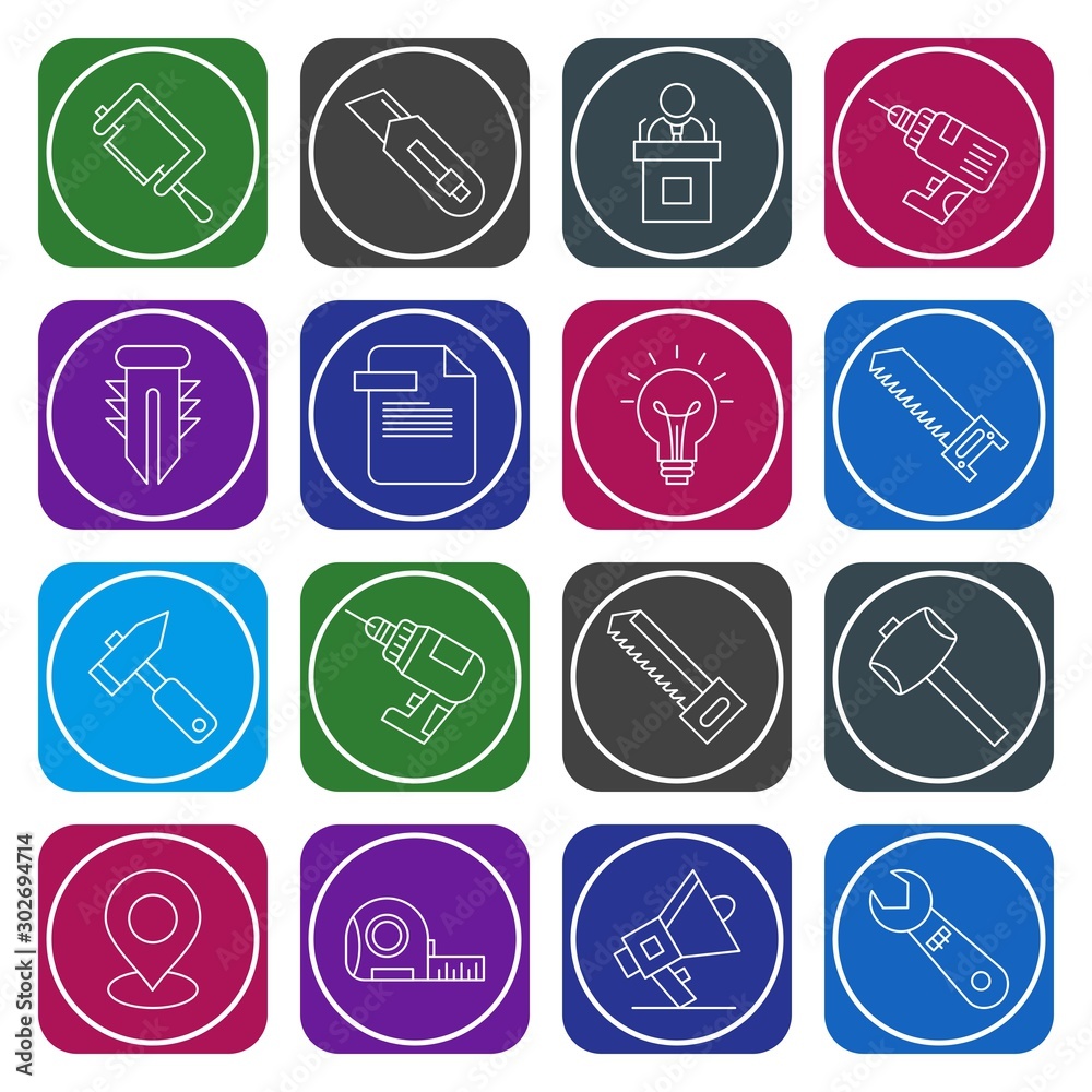 Set of Universal Pixel Perfect Icons Set of Universal Pixel Perfect Icons