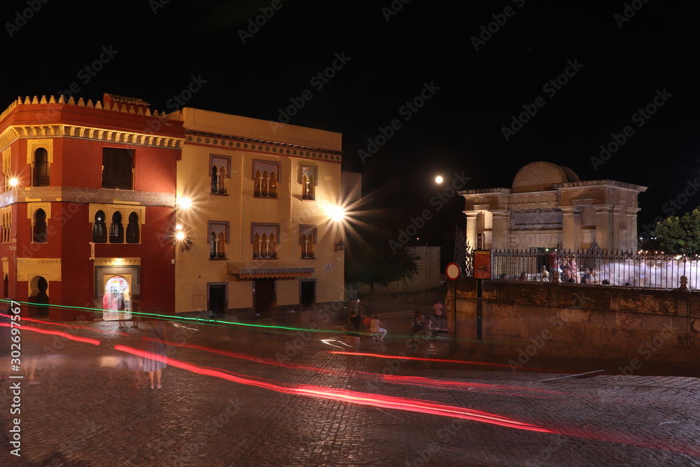 Fototapeta premium old town street at night