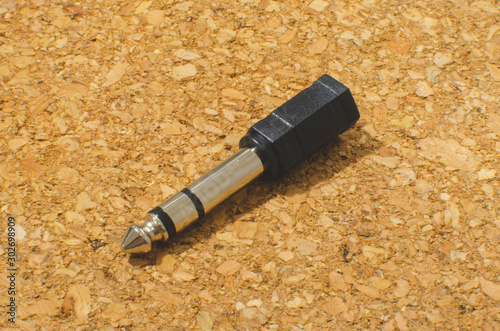 6.35 mm male to 3,5 mm female jack adapter