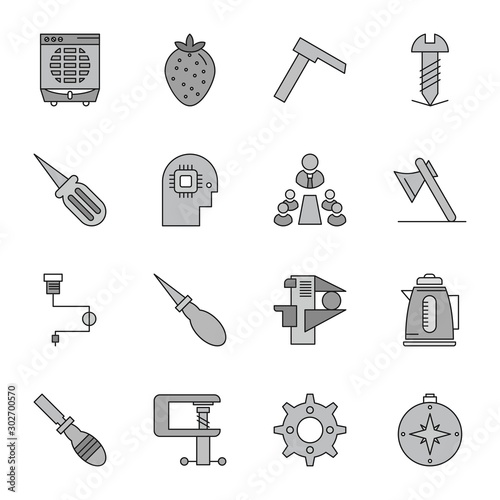 Set of 16 Quality icon