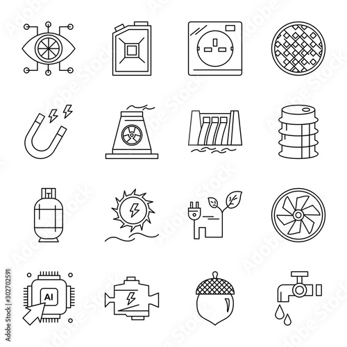 Simple Set of Universal Related Color Icons