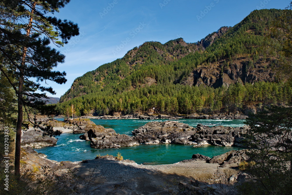 Russia. mountain Altai. The famous Russia. mountain Altai. The famous