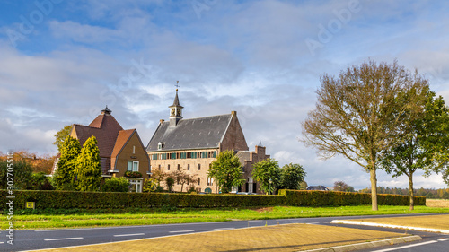 Church and former centre of Modern Devotion movement and Monastery brewery in Windesheim, OVerijssel in the Netherlands