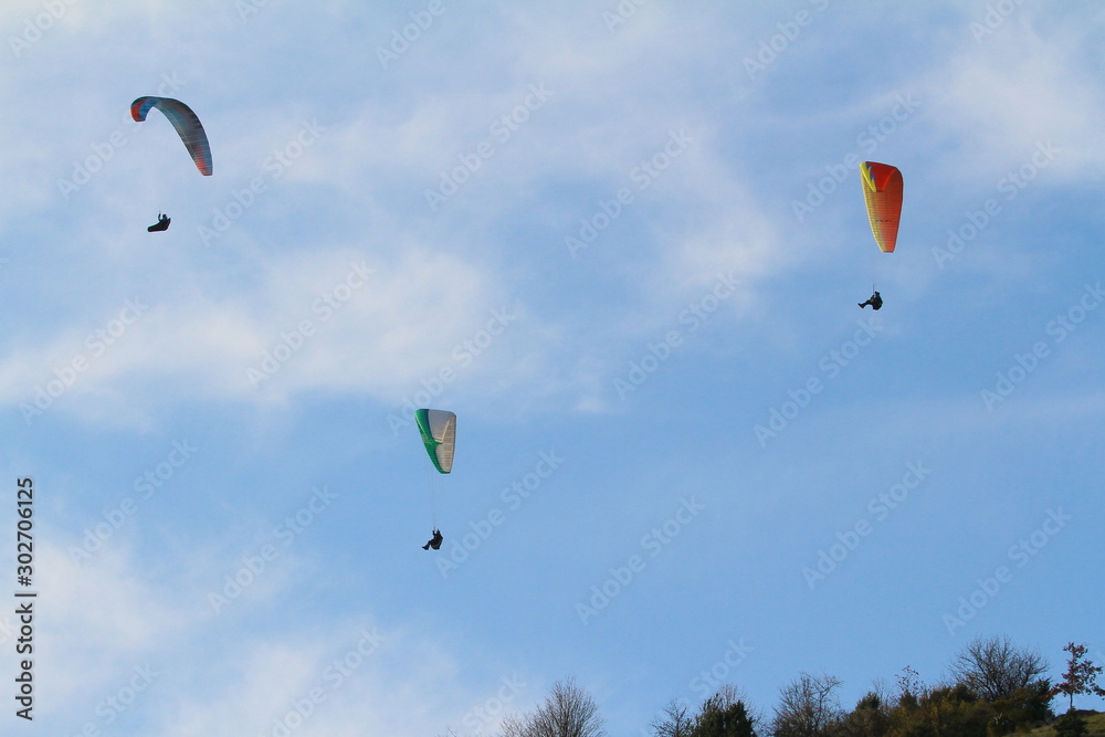 Fototapeta premium paragliding