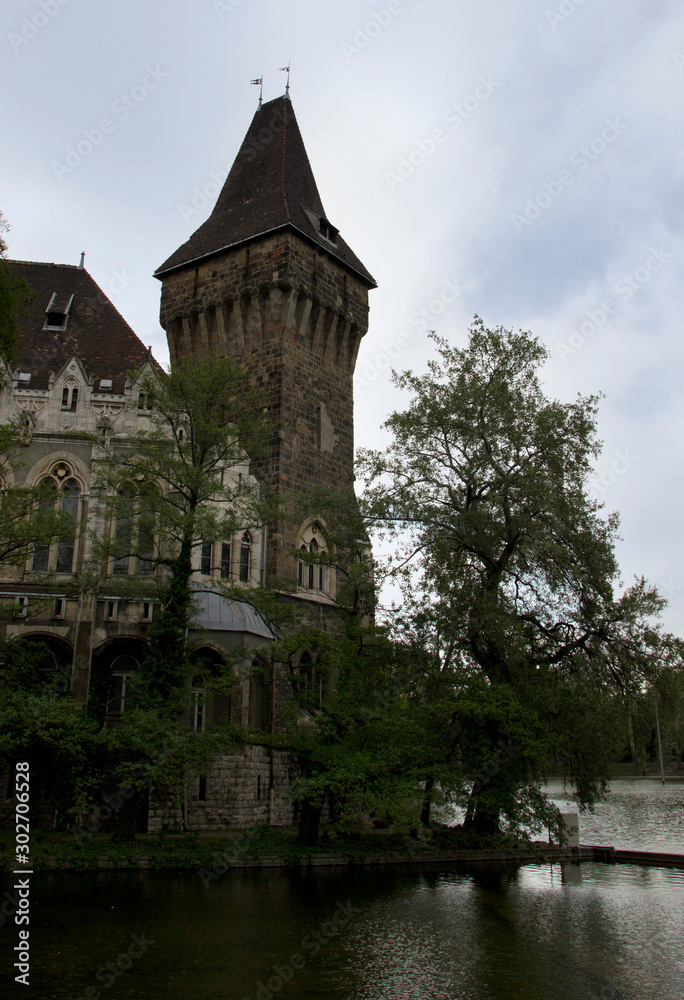 Vajdahunyad Castle in Budapest. Hungary. Vajdahunyad Castle in Budapest. Hungary.