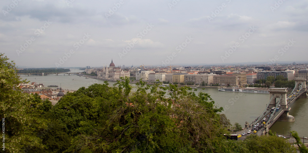 Cityscape in Budapest. View from above. Cityscape in Budapest. View from above.