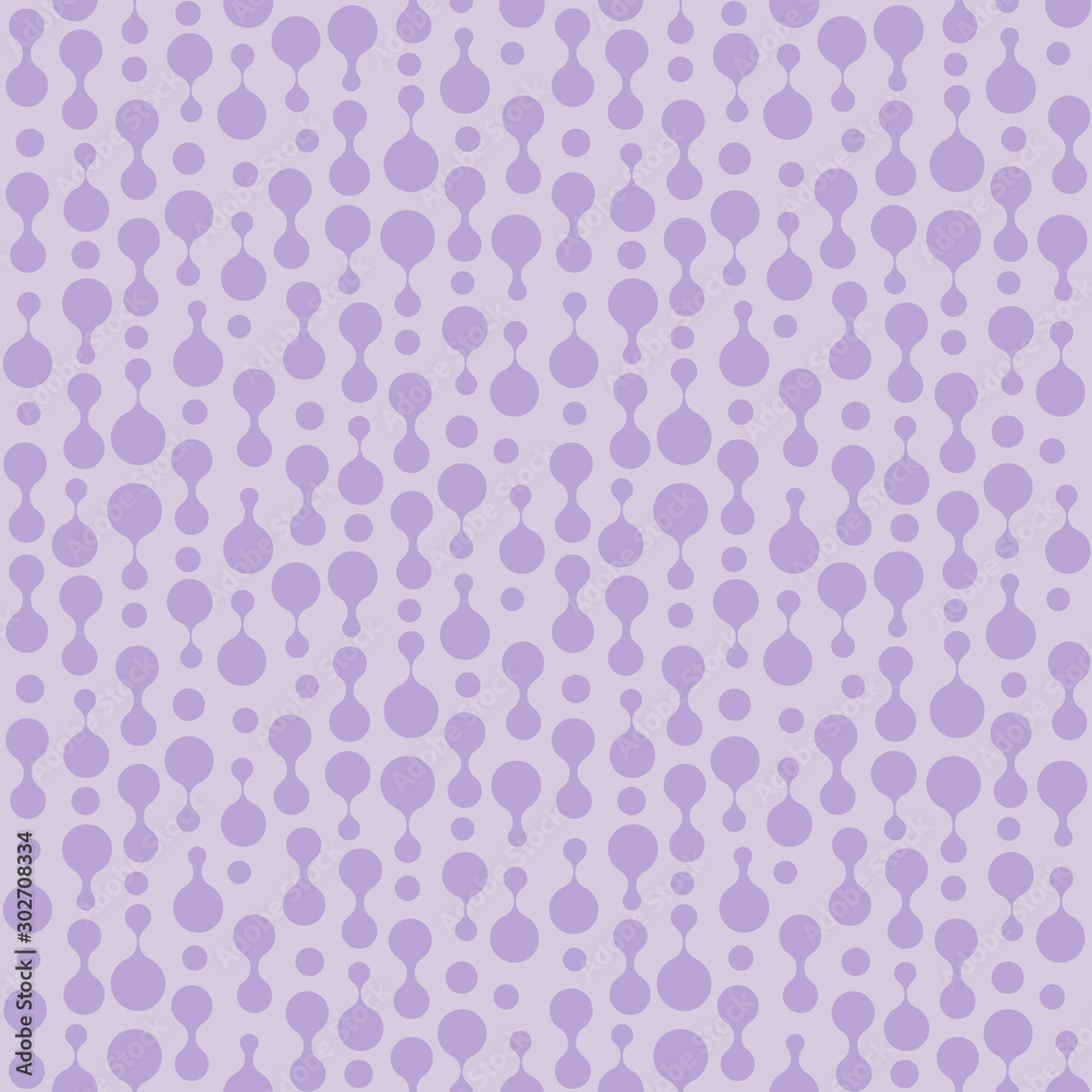 Abstract repeating drops. Vector spotty seamless pattern.