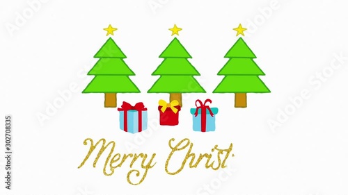 Christmas Card Animation and New Year