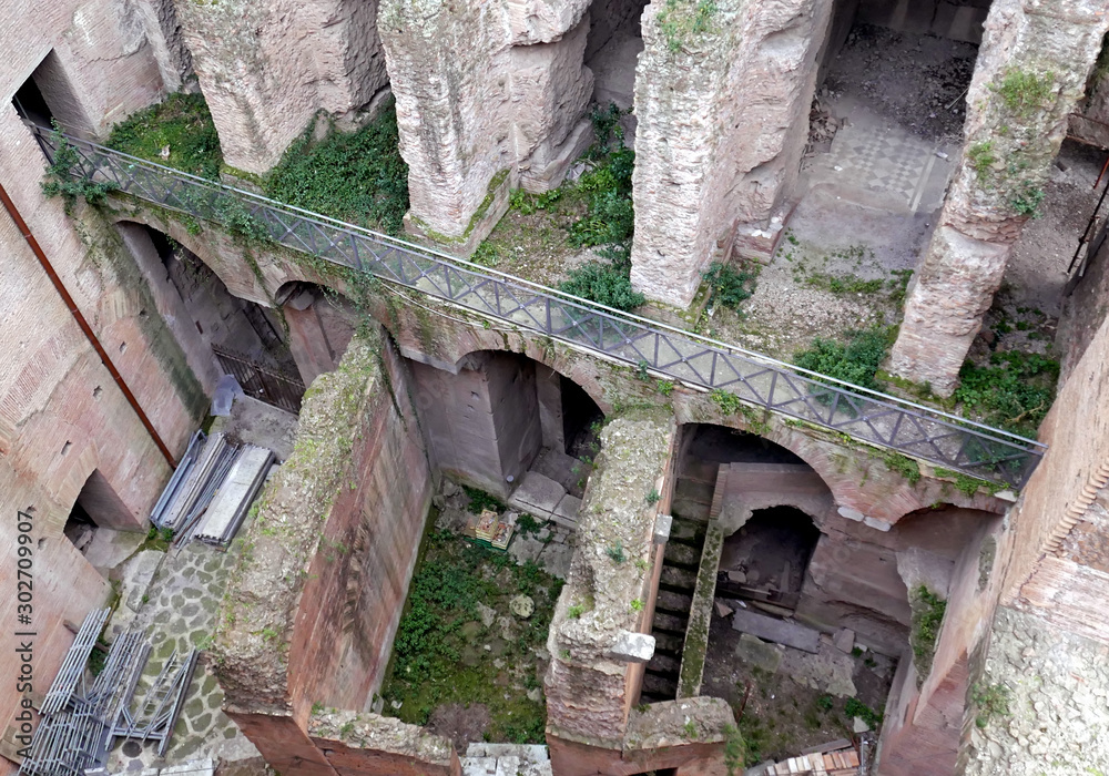 Roman Forum archeological site