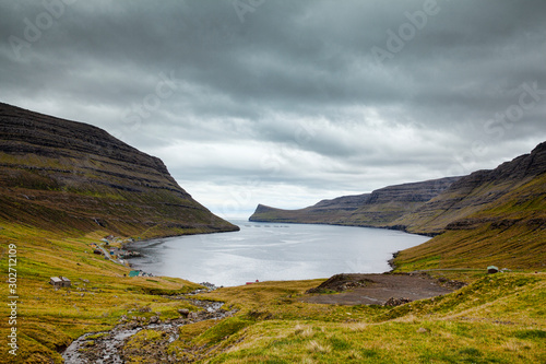 Dramatic landscape of Faroe Islands