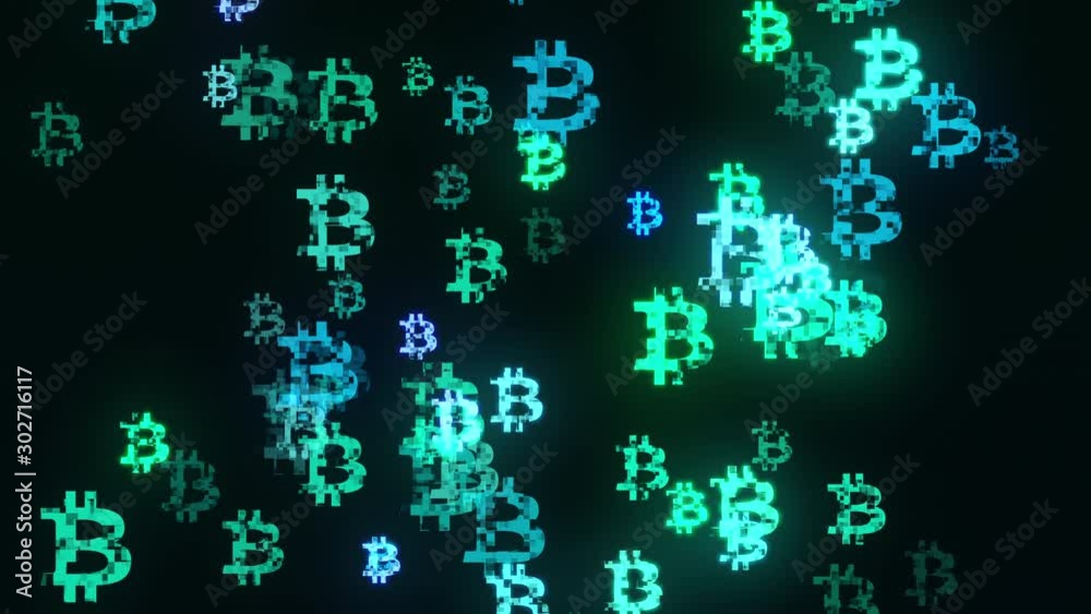 abstract bitcoin screensaver