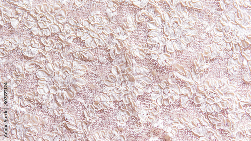 Seamless lace background with floral pattern Stock Photo | Adobe Stock