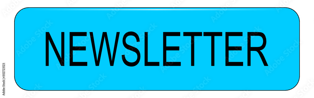 Newsletter Button on white backround - illustration Newsletter Button on white backround - illustration