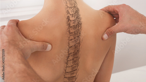 Children Posture Correction, Scoliosis examination . Chiropractic treatment, Back pain relief. Physiotherapy / Kinesiology