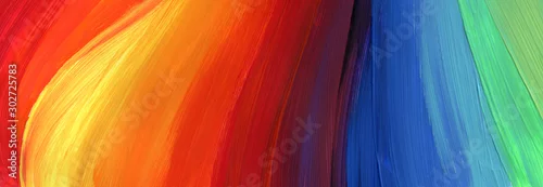 Panel kuchenny z motywem Abstract acrylic and watercolor smear painting. Canvas texture background.